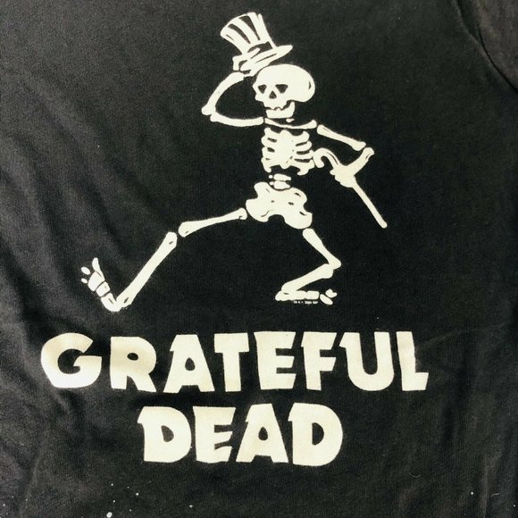 Grateful Dead Chaser Womens Black Dancing Skeleton - Picture 2 of 11
